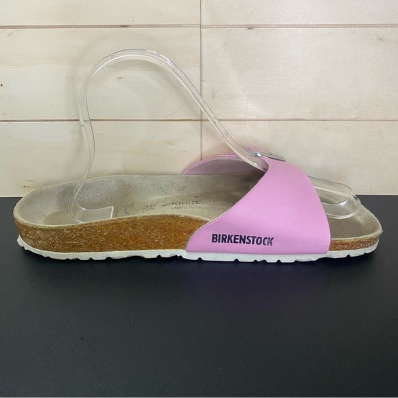 Birkenstock Madrid Sandals Pink Women's Size 8 Shoes EU39 Bikro-Flor Slides - Picture 3 of 10